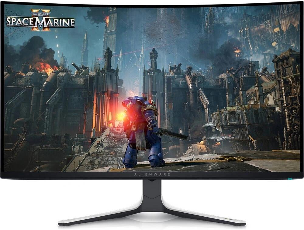 Монитор Dell 31.6" Alienware AW3225QF белый QD OLED LED 16:9 HDMI матовая HAS Piv 1000cd 178гр/178гр 3840x2160 240Hz G-Sync DP 4K USB 9.35кг