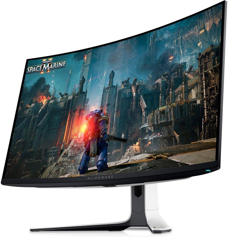 Монитор Dell 31.6" Alienware AW3225QF белый QD OLED LED 16:9 HDMI матовая HAS Piv 1000cd 178гр/178гр 3840x2160 240Hz G-Sync DP 4K USB 9.35кг