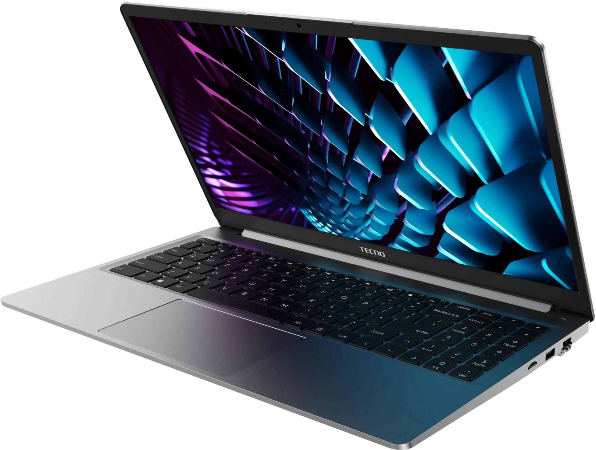 Tecno MegaBook K15SDA [71005000619] Grey 15.6"{FHD Ryzen 5 7430U/8GB/512GB SSD/W11}