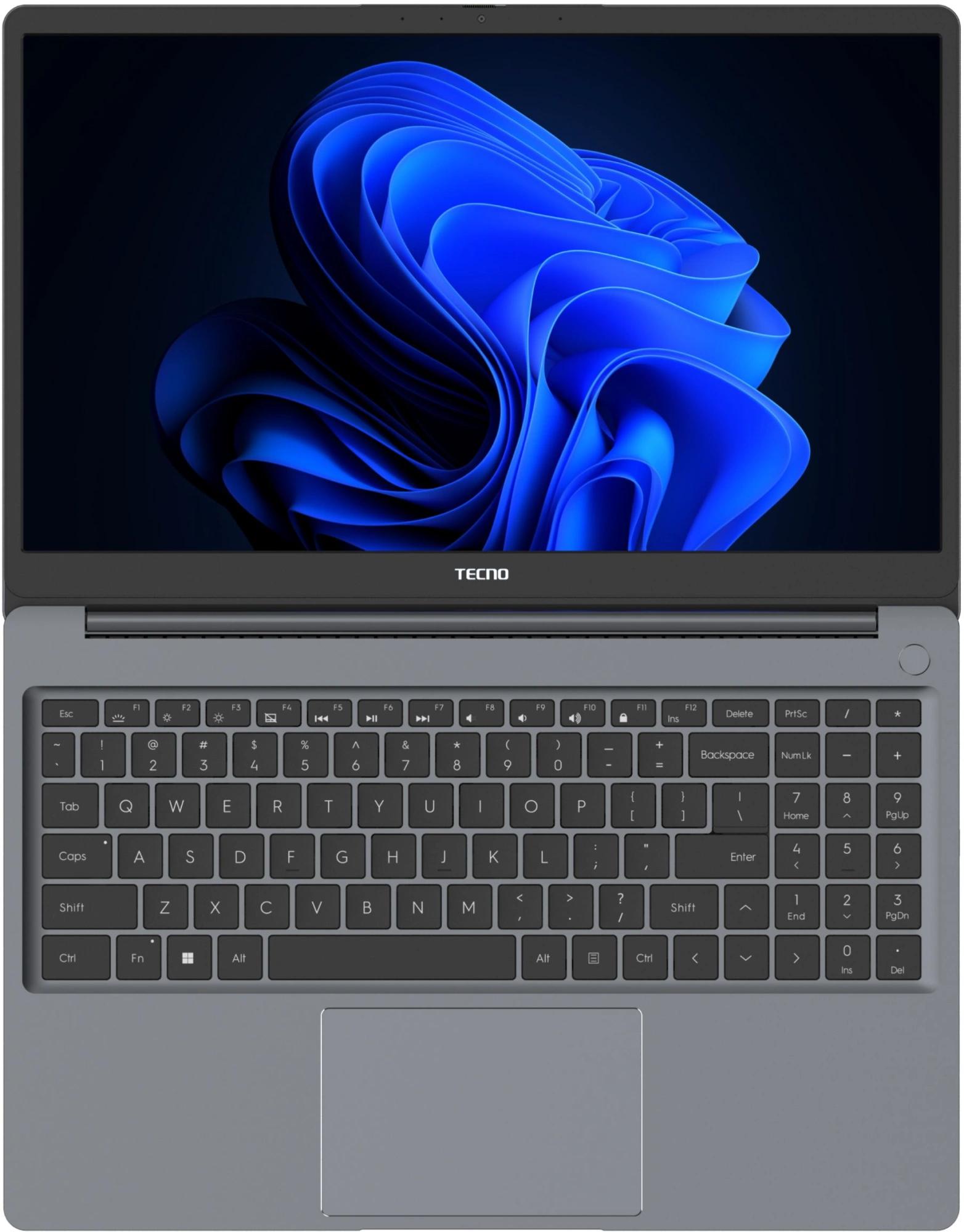 Tecno MegaBook K15SDA [71005000619] Grey 15.6"{FHD Ryzen 5 7430U/8GB/512GB SSD/W11}