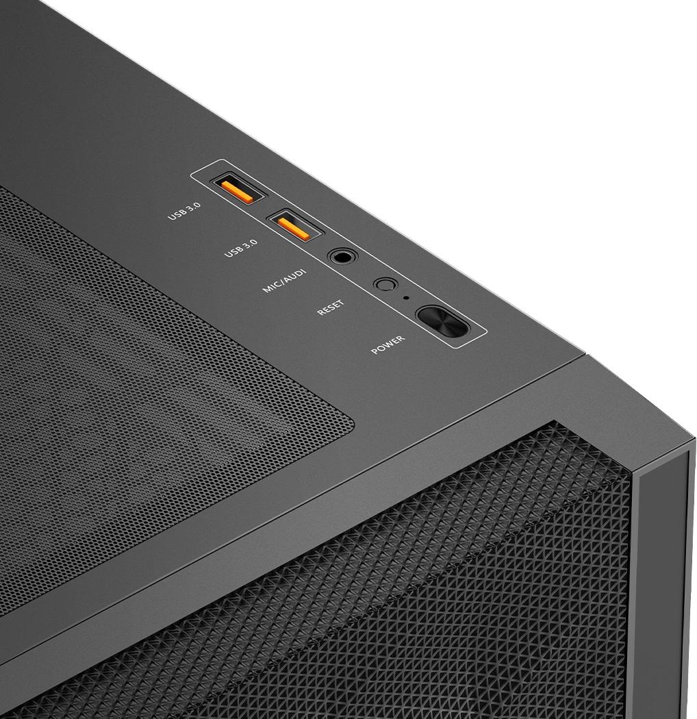 Корпус PcCooler C3D510 BK черный без БП ATX 5x120mm 5x140mm 2xUSB3.0 audio bott PSU