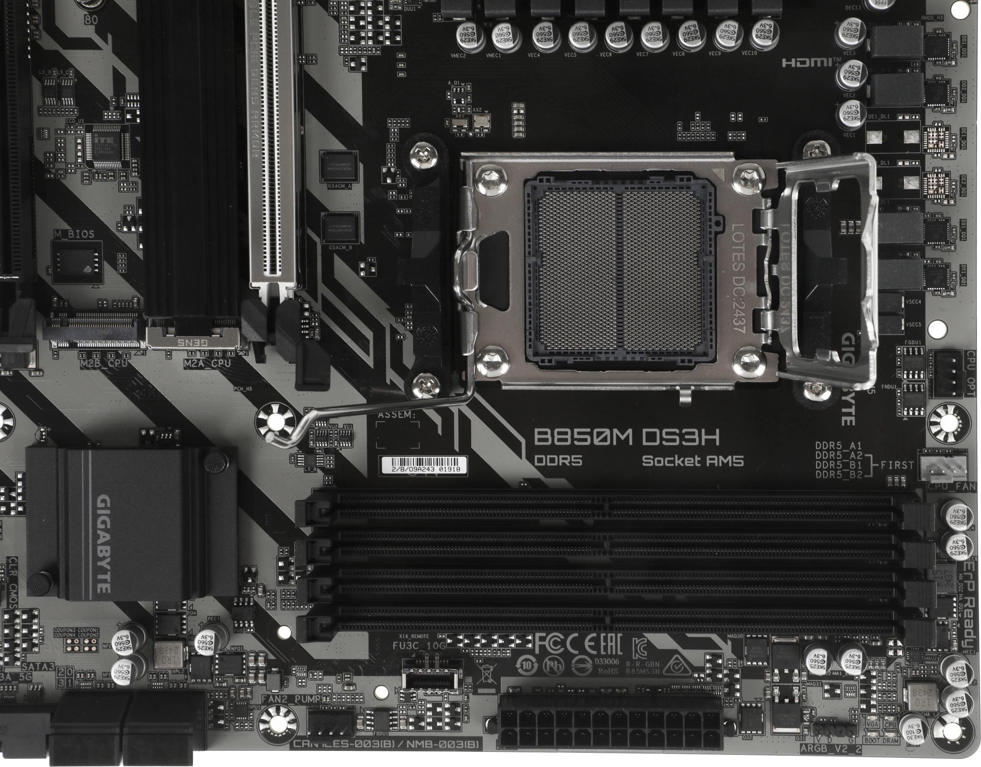 Gigabyte B850M DS3H