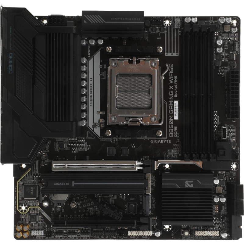Gigabyte B850M GAMING X WF6E SocketAM5 AMD B850 4xDDR5 mATX AC`97 8ch(7.1) 2.5Gg RAID+HDMI+DP