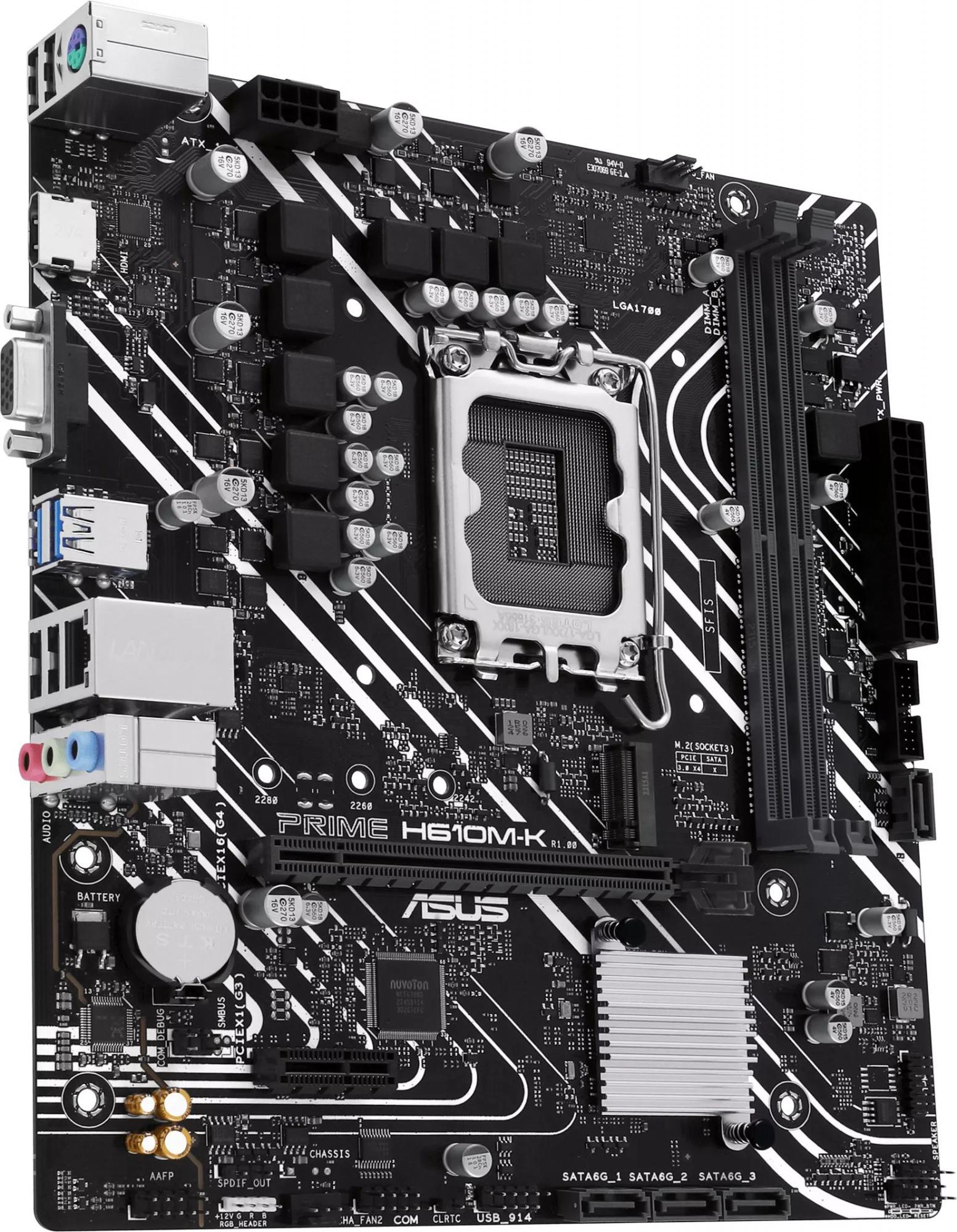 Материнская плата ASUS PRIME H610M-K
