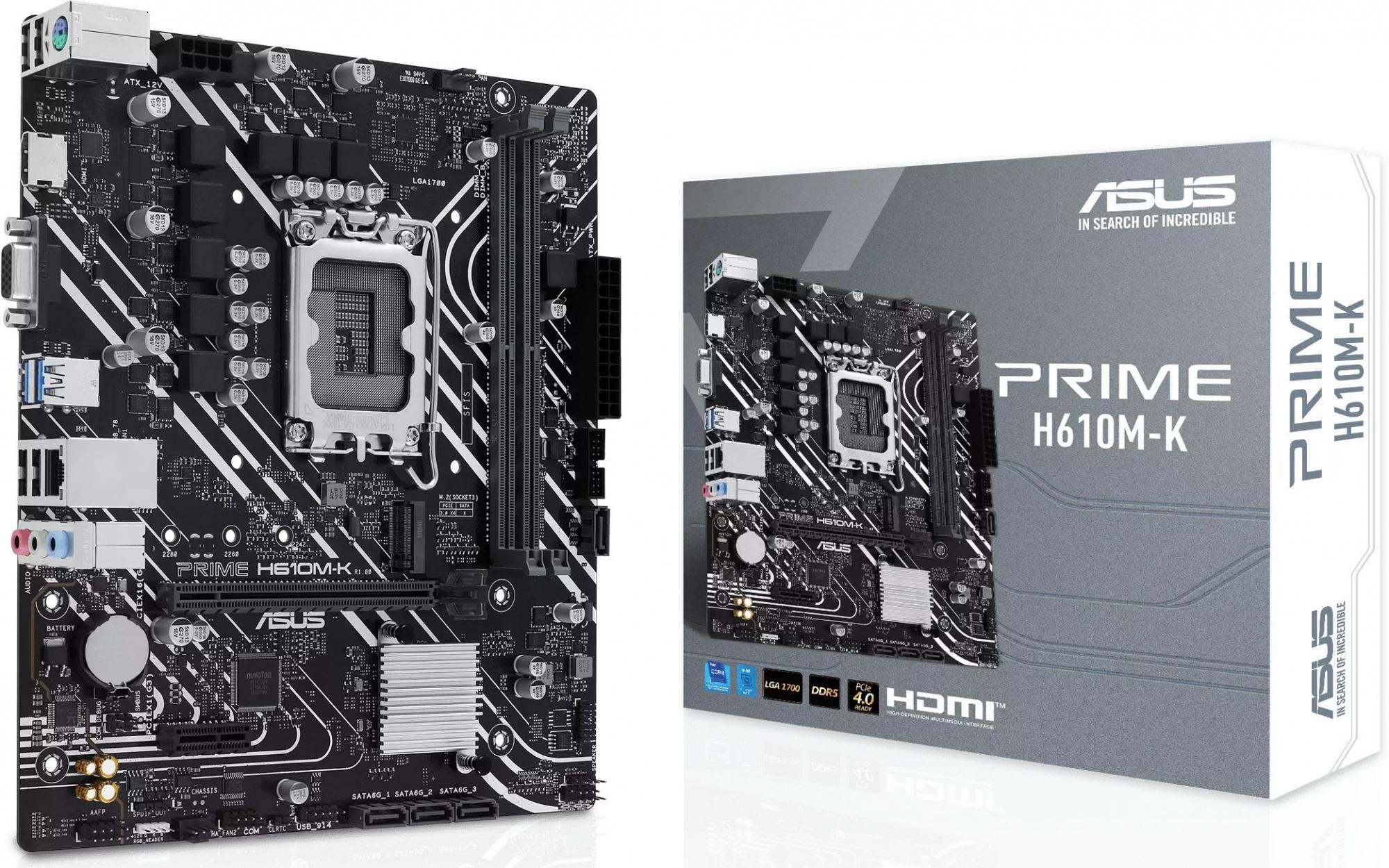 Материнская плата ASUS PRIME H610M-K