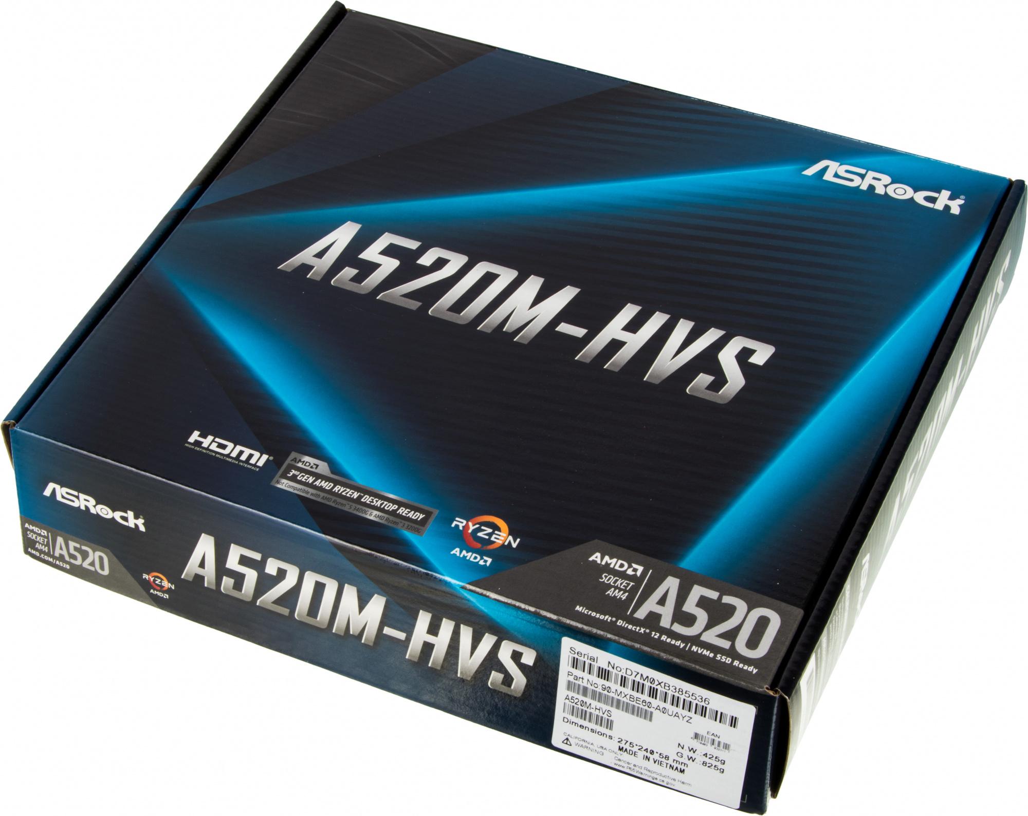 ASRock A520M-HVS