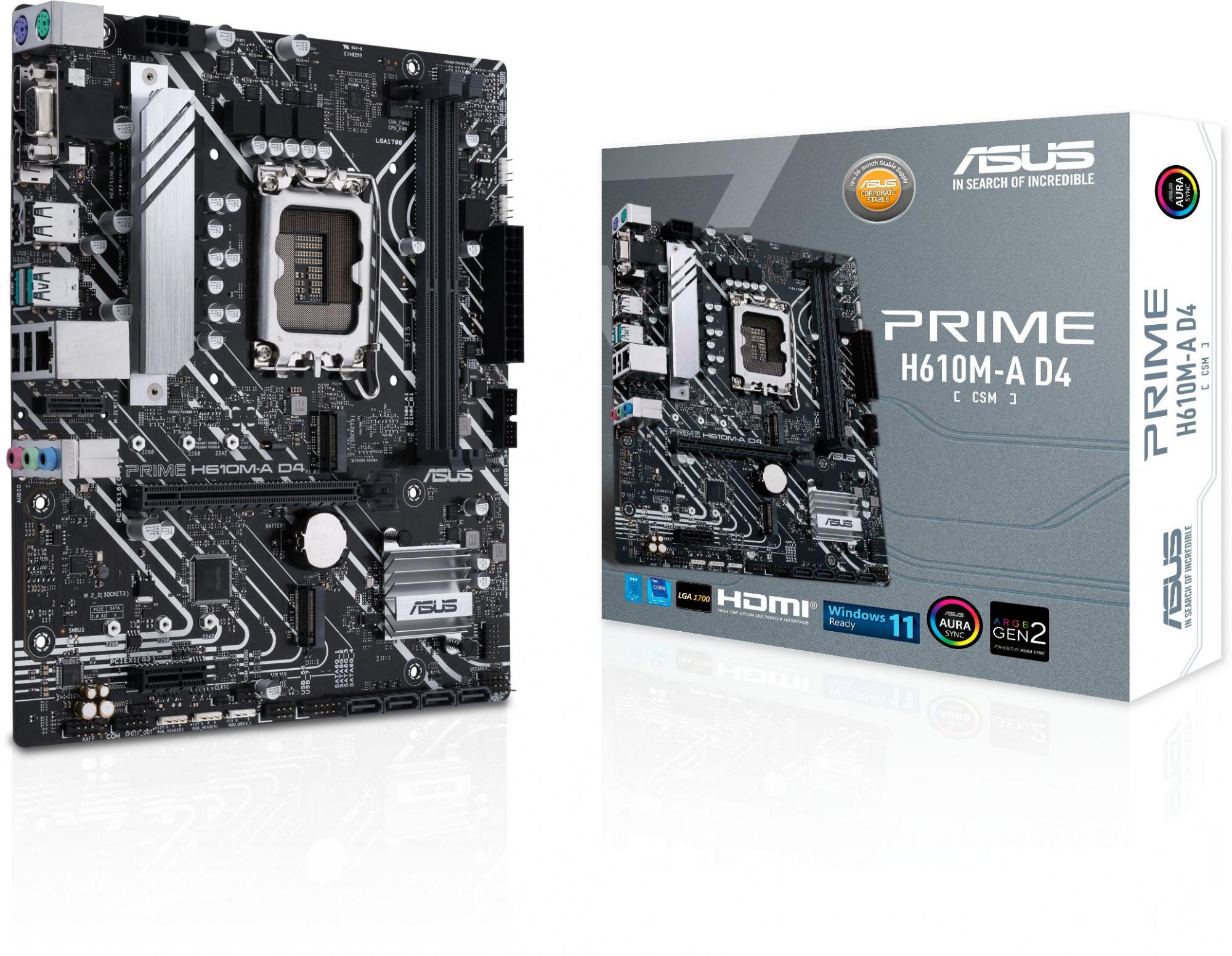 ASUS PRIME H610M-A D4-CSM