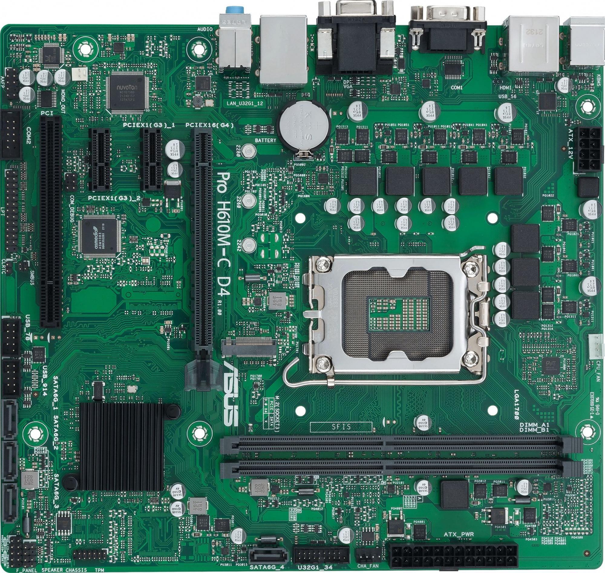 ASUS PRO H610M-C D4-CSM