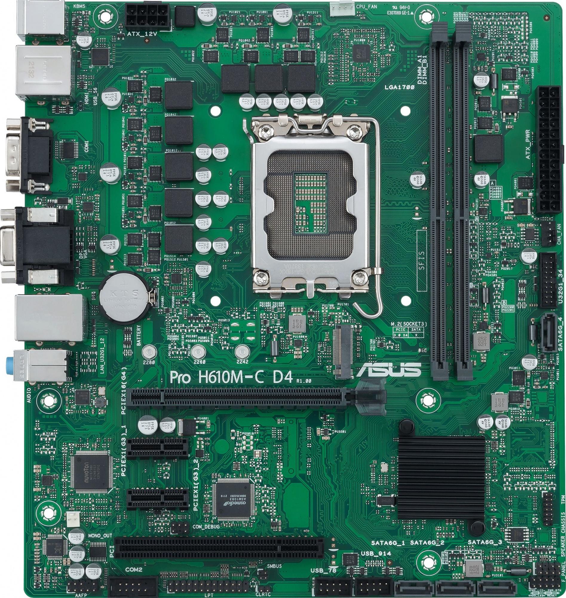 ASUS PRO H610M-C D4-CSM
