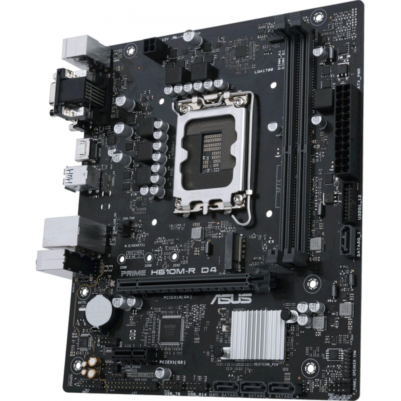 Материнская плата ASUS PRIME H610M-R D4-SI
