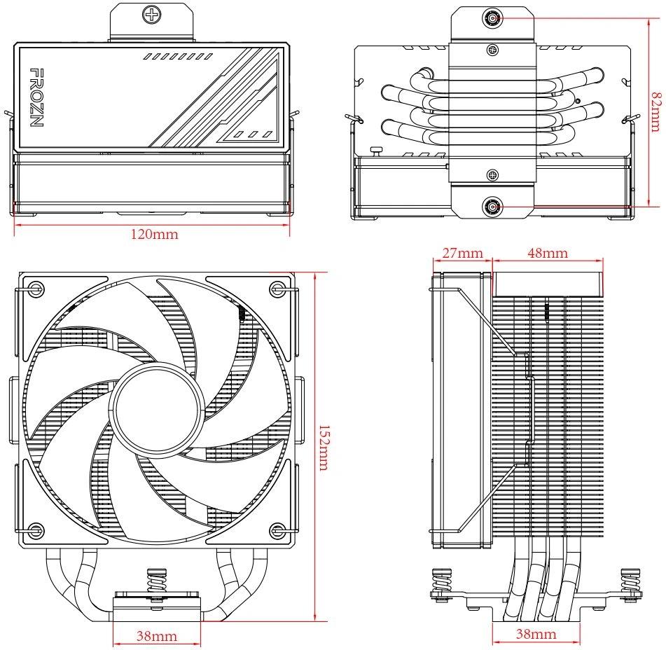 ID-COOLING FROZN A410 ARGB