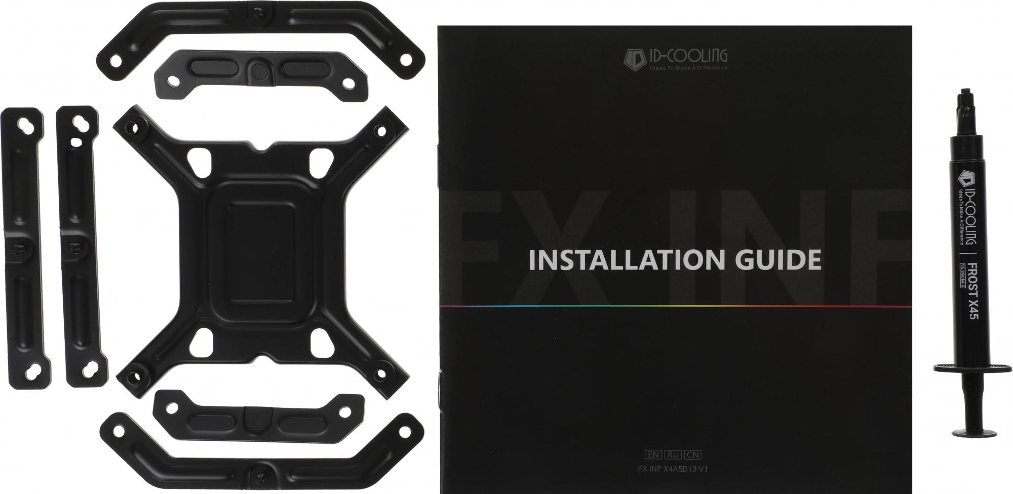 Система водяного охлаждения ID-Cooling FX360 Infinity ARGB Black 1150/1155/S1156/1151/1200/1700, AM4/AM5