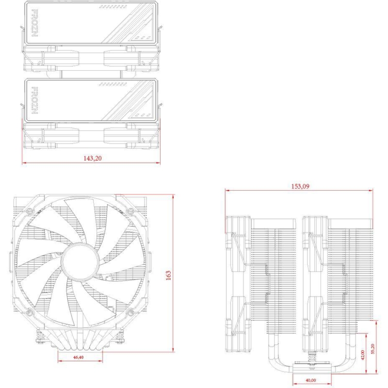 ID-COOLING FROZN A720 BLACK