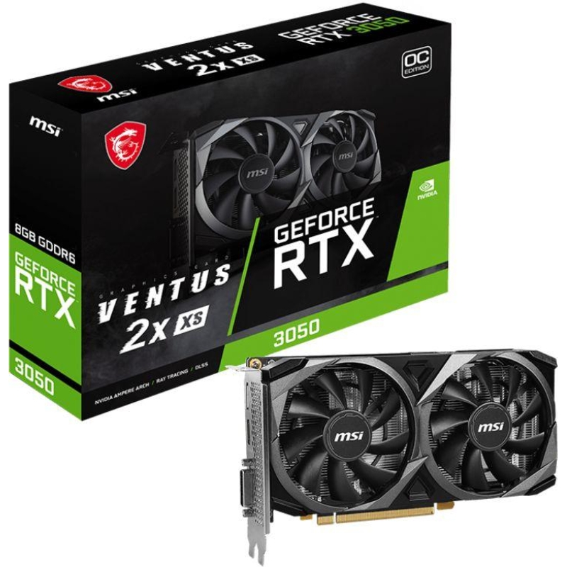 MSI RTX 3050 VENTUS 2X XS 8G OC