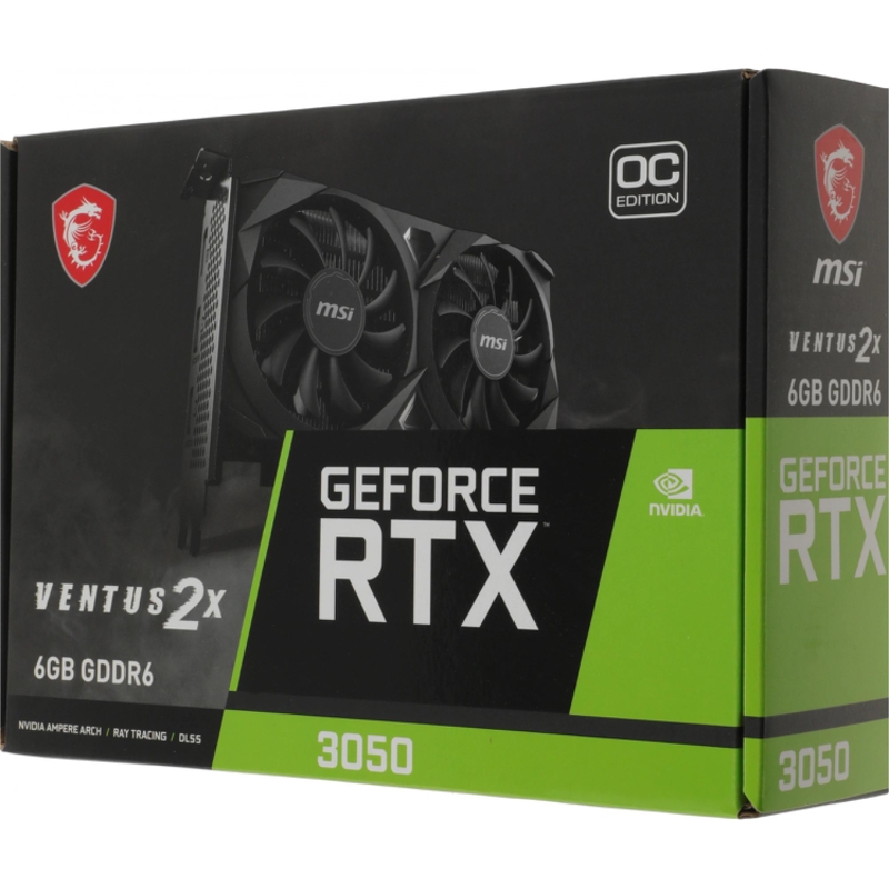 MSI RTX 3050 VENTUS 2X E 6G OC