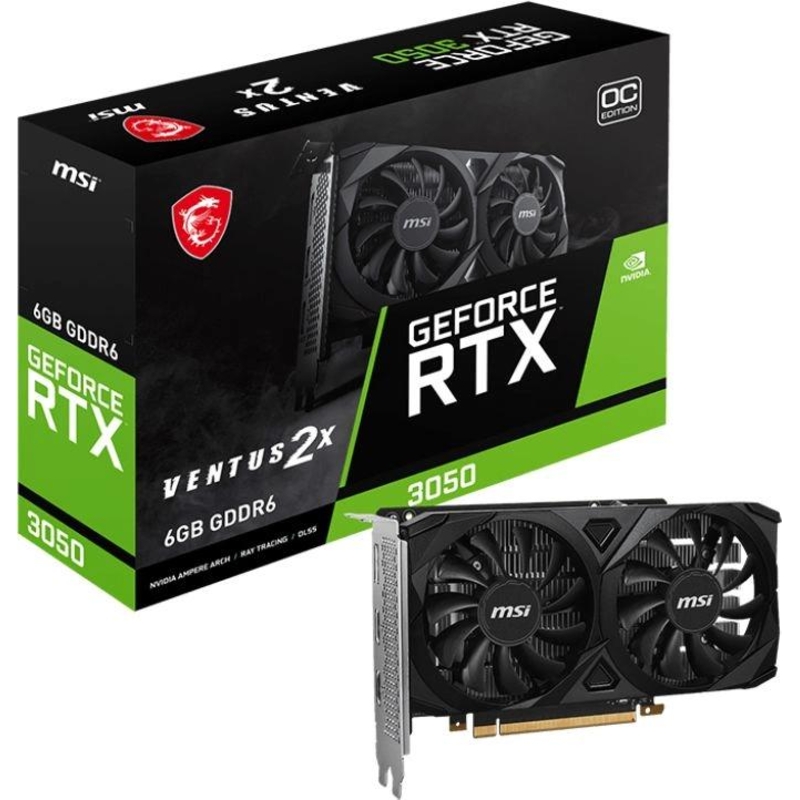 MSI RTX 3050 VENTUS 2X E 6G OC