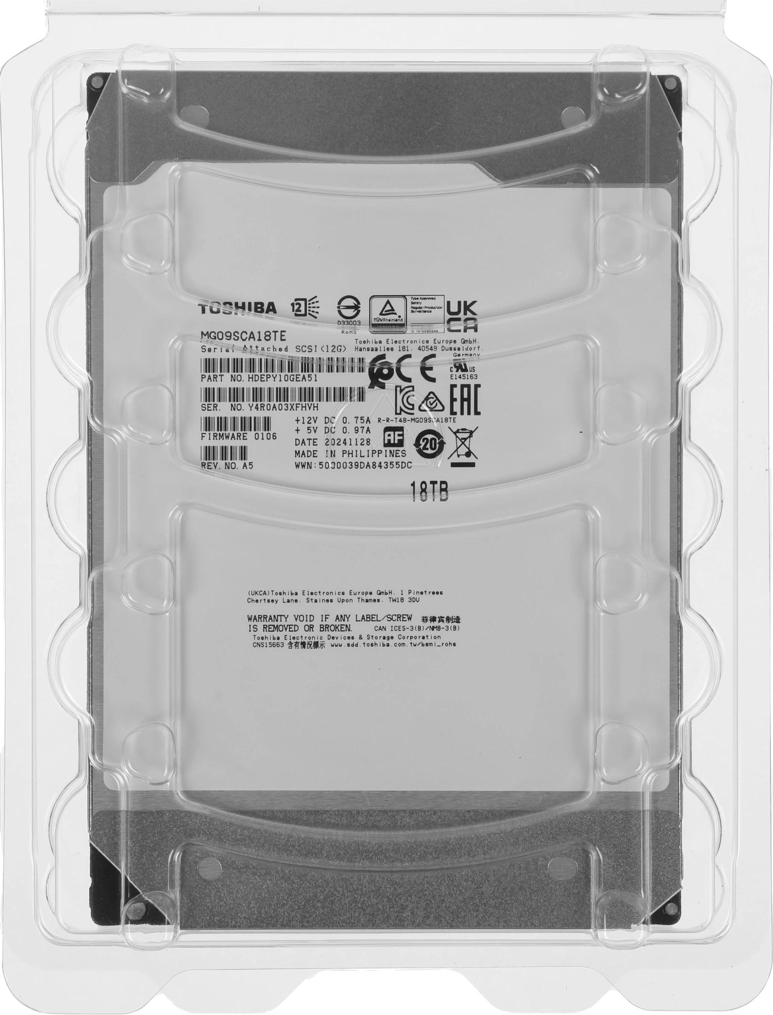 Toshiba MG09SCA18TE