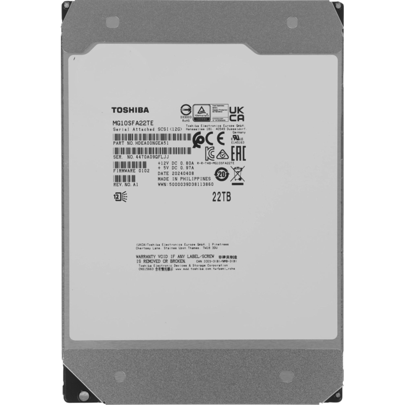 Toshiba MG10SFA22TE