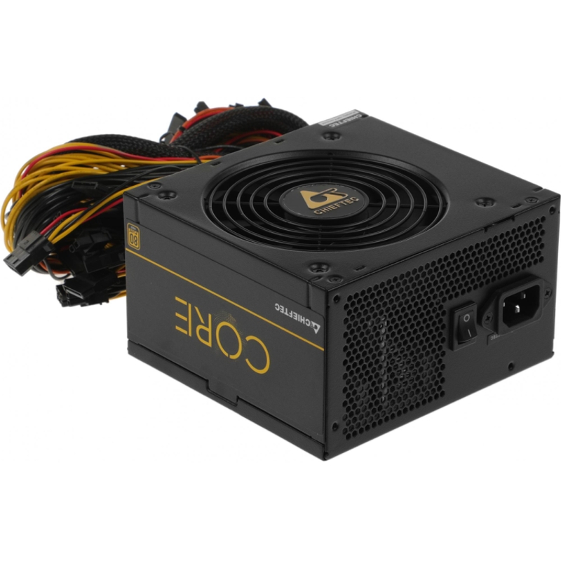 CHIEFTEC CORE BBS-700S-Bulk, 80 PLUS GOLD 700Вт, 120мм, черный