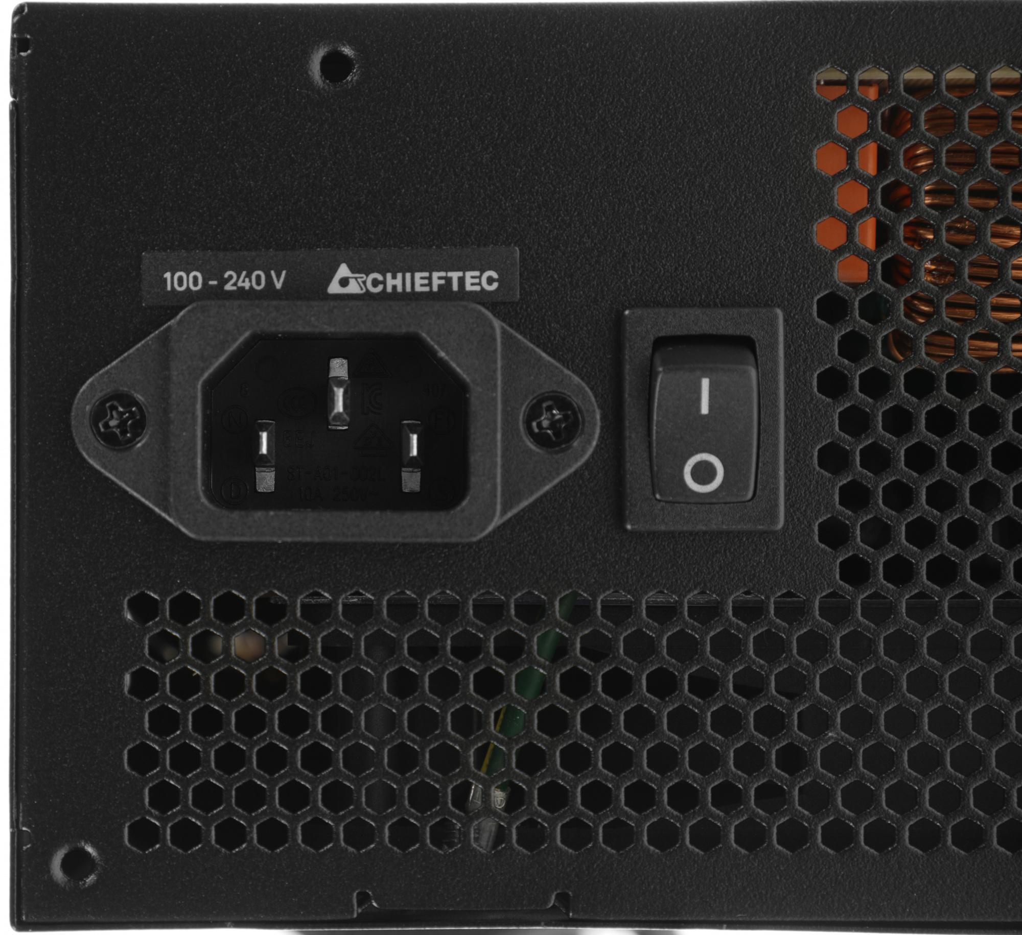 CHIEFTEC CORE BBS-700S-Bulk, 80 PLUS GOLD 700Вт, 120мм, черный