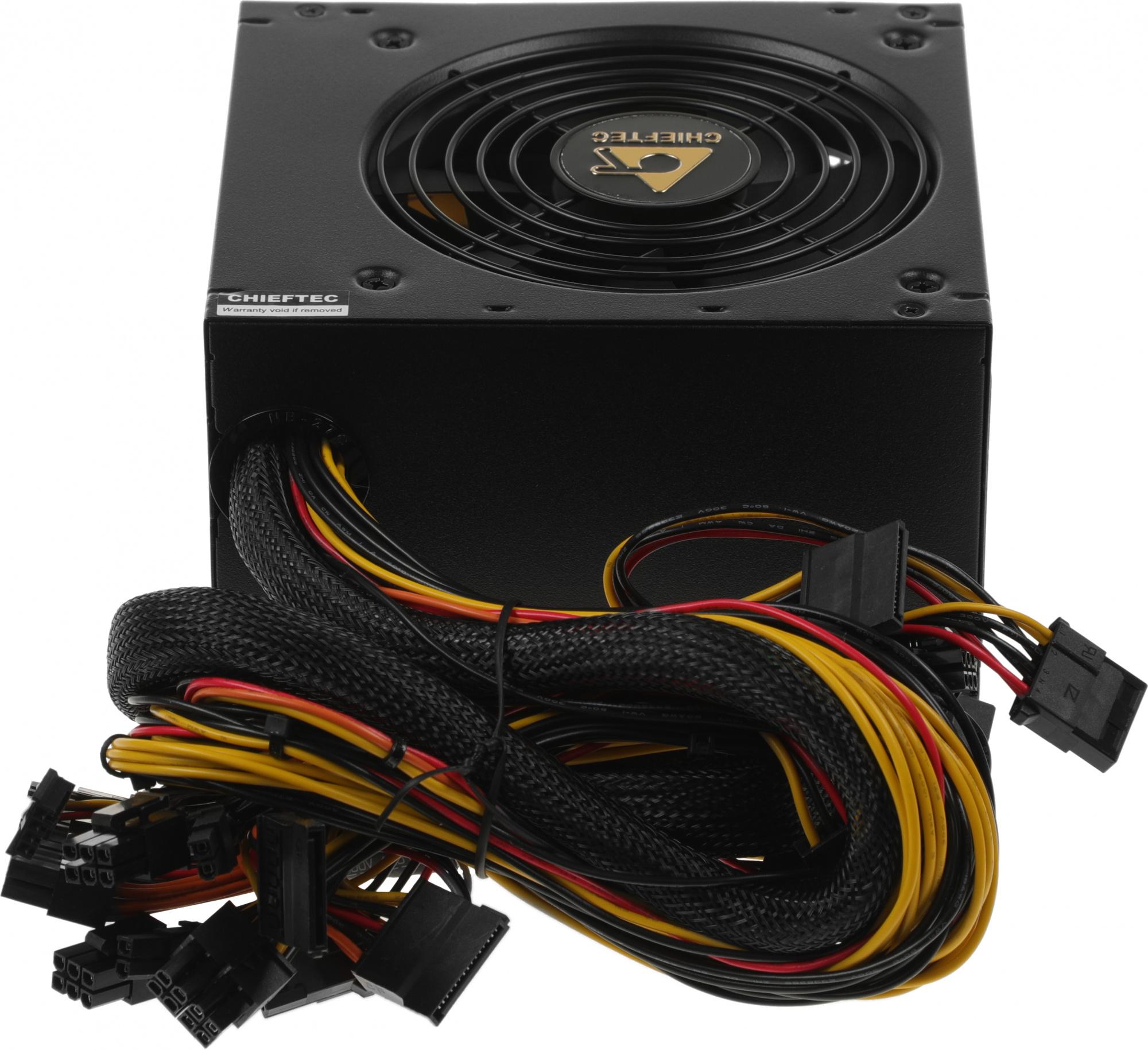 CHIEFTEC CORE BBS-700S-Bulk, 80 PLUS GOLD 700Вт, 120мм, черный