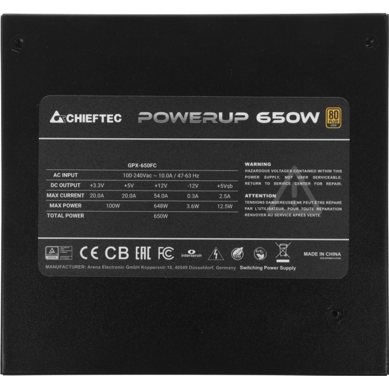 Chieftec GPX-650FC