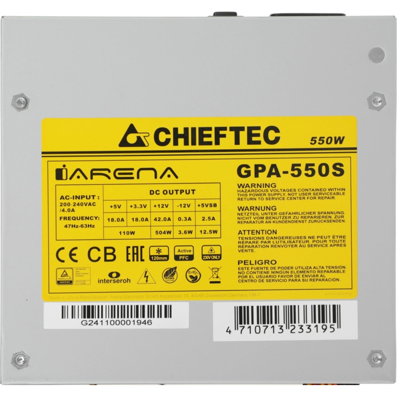 Chieftec GPA-550S