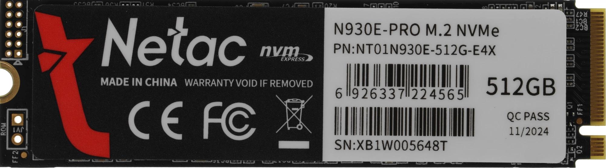 Netac NT01N930E-512G-E4X