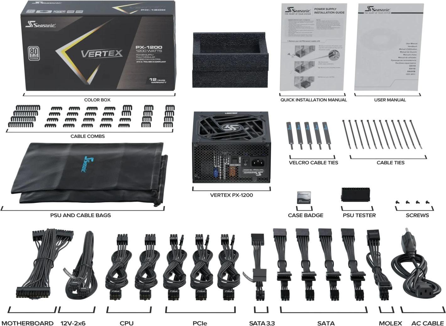 Seasonic VERTEX PX-1200 12122PXAFS