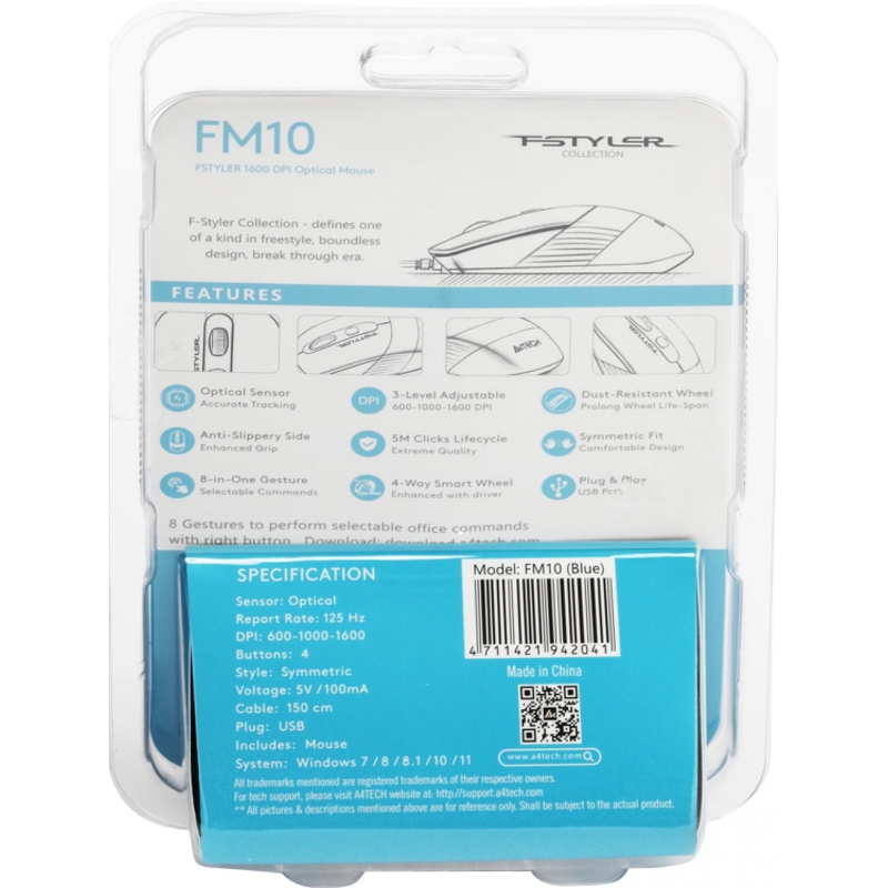 A4Tech FM10 BLUE