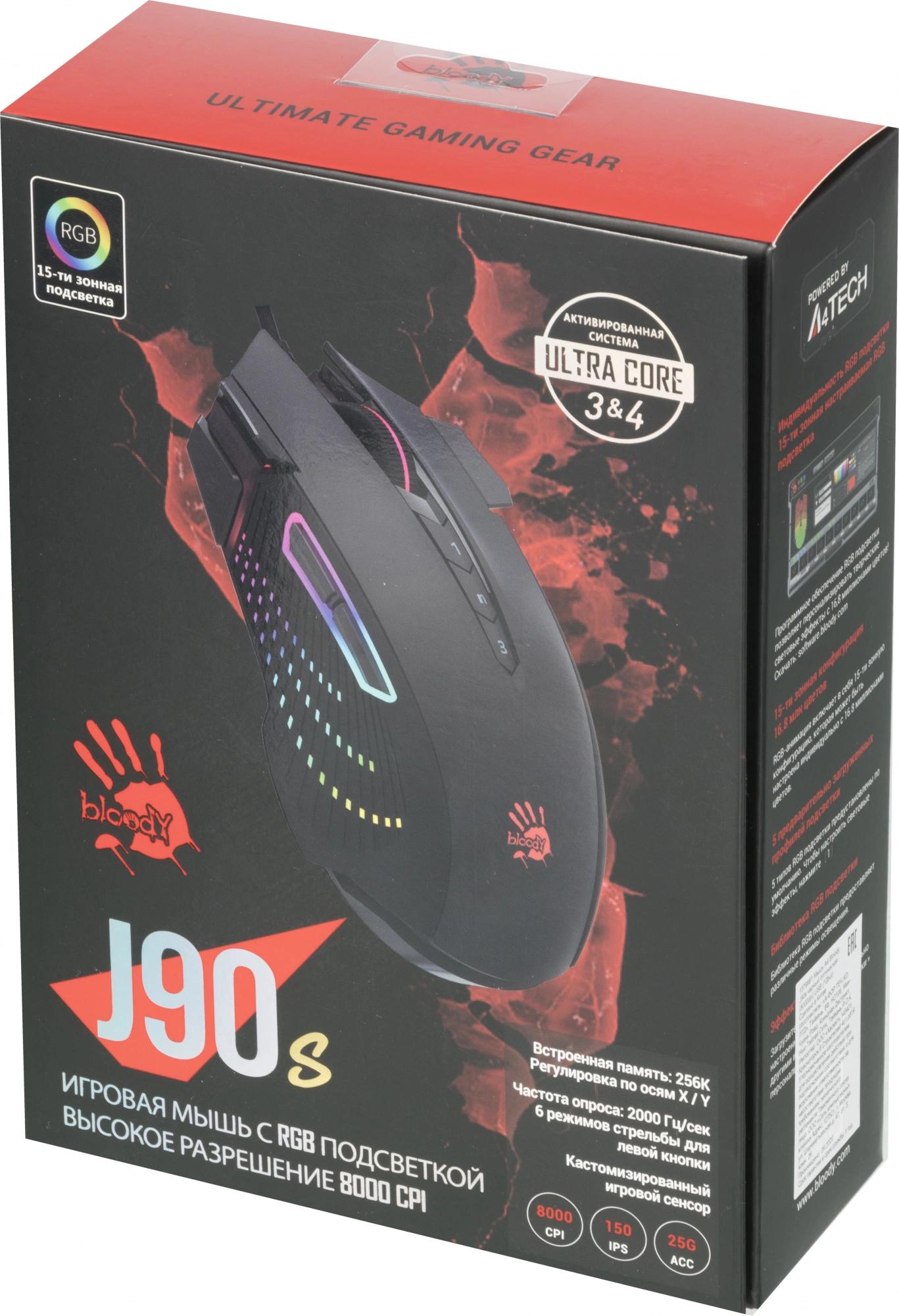 A4Tech J90S BLACK ACTIVATED