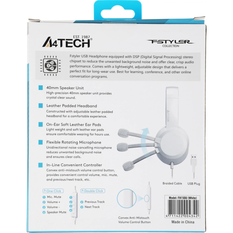 A4Tech FH150U WHITE