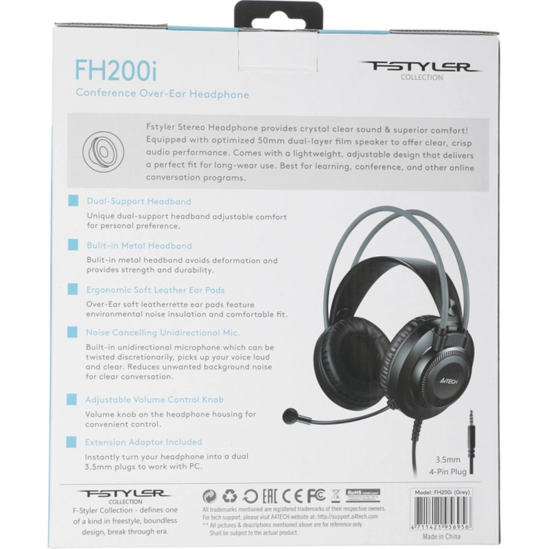 A4Tech FH200I GREY