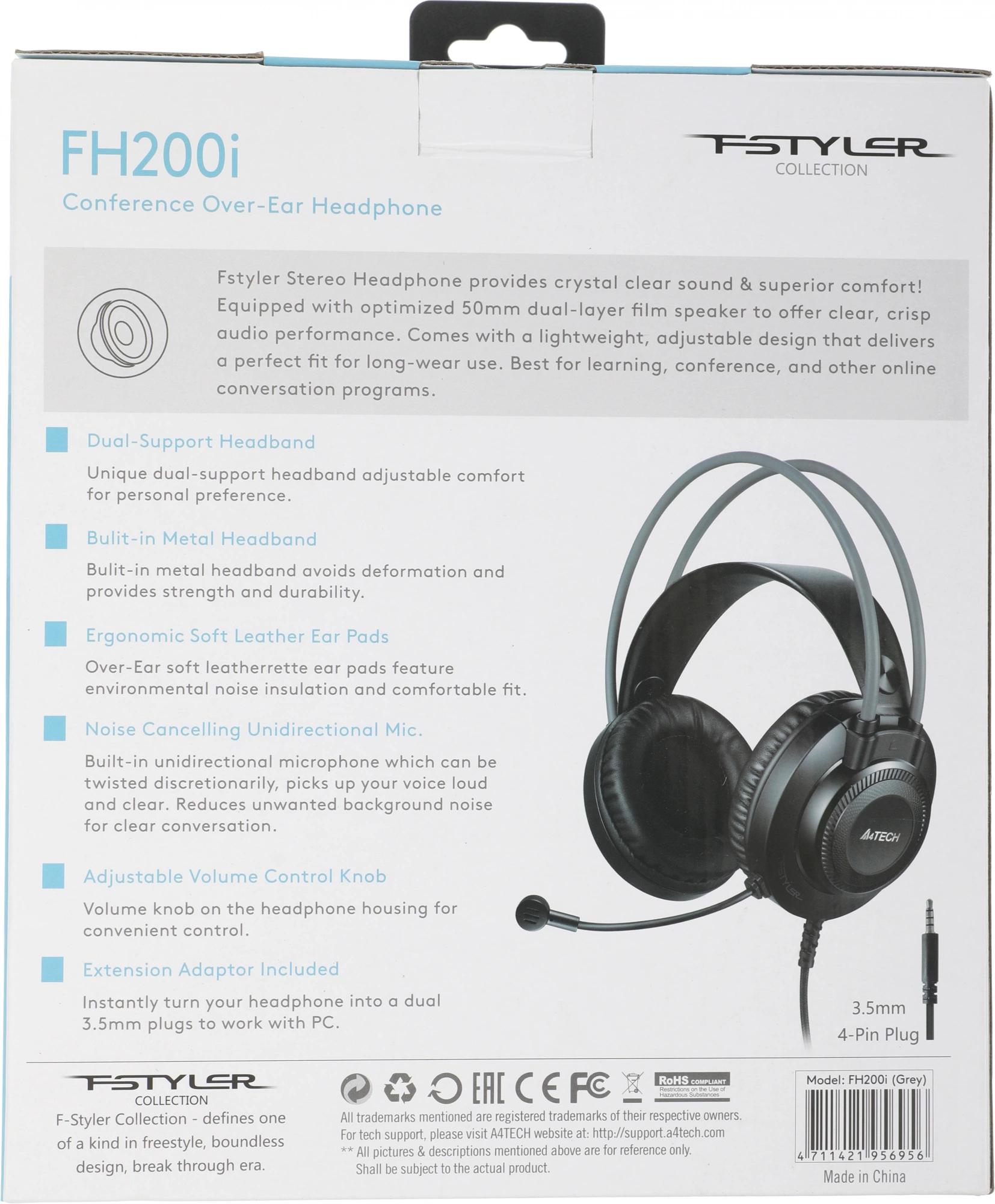 A4Tech FH200I GREY