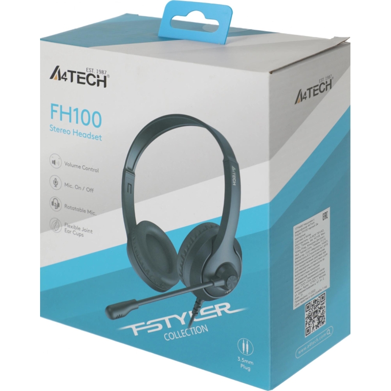 A4Tech FH100 (STONE BLACK)