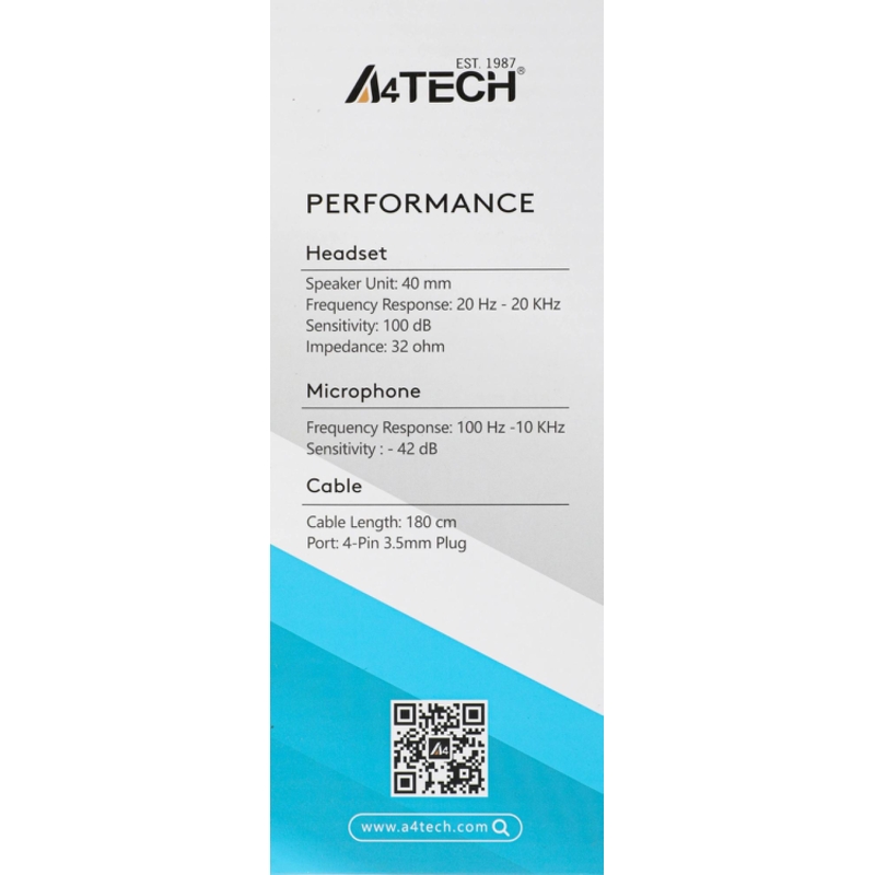 A4Tech FH100I (STONE BLACK)