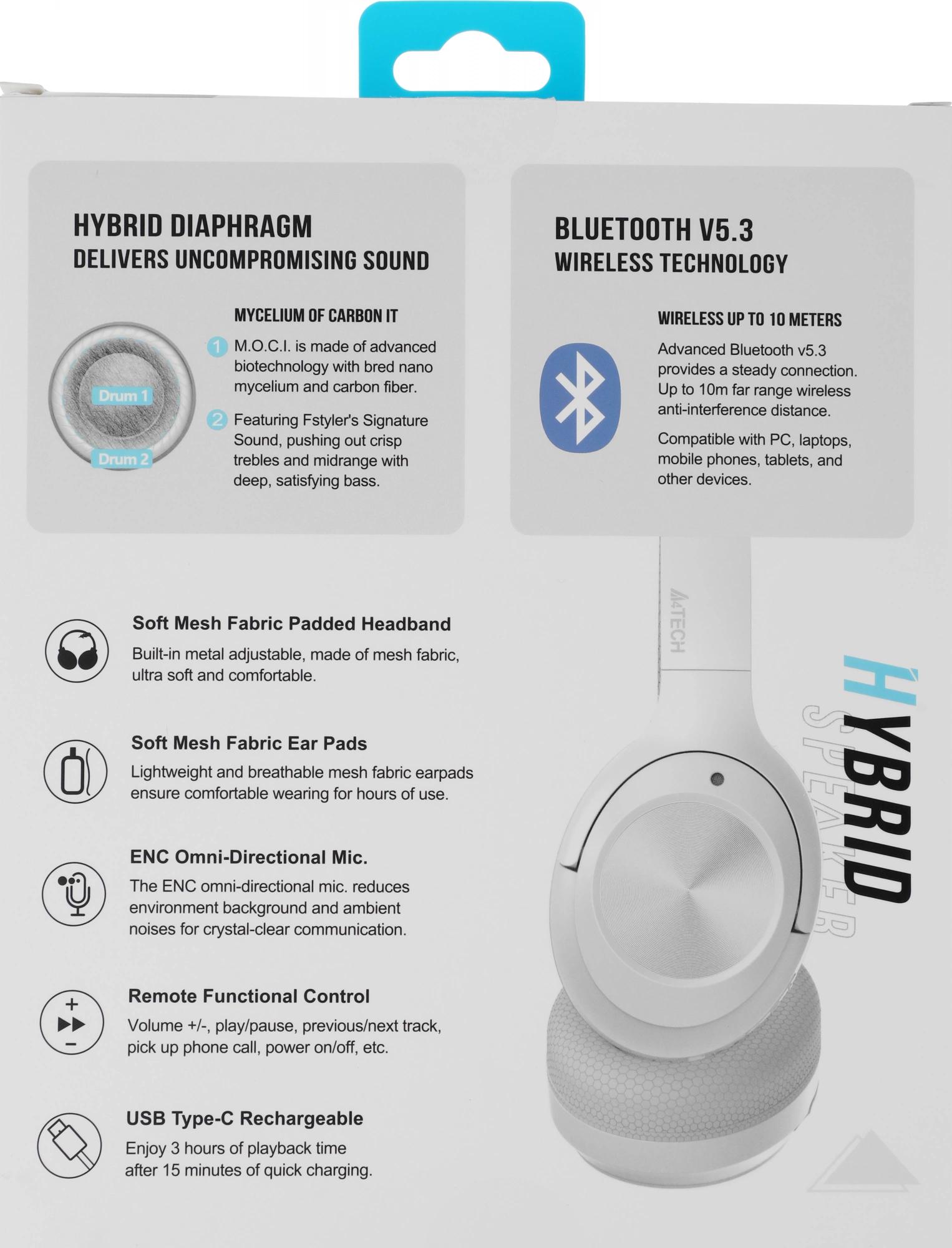 A4Tech BH220 WHITE