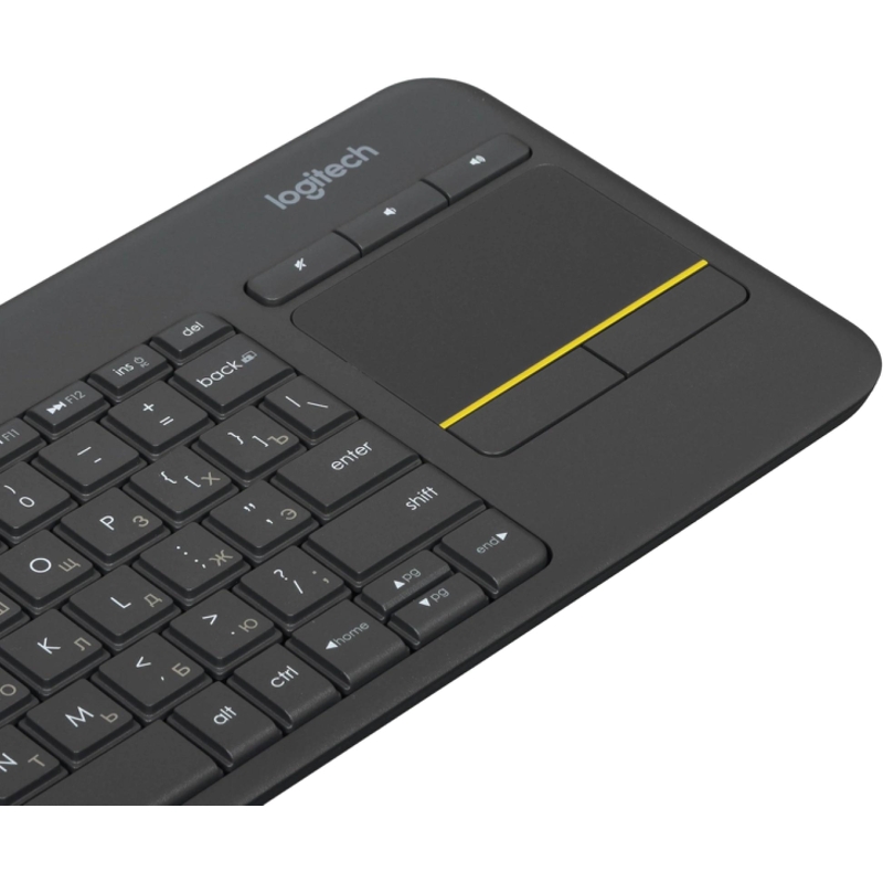 920-007173 Logitech Клавиатура K400 Wireless Touch Plus Keyboard RU/LAT