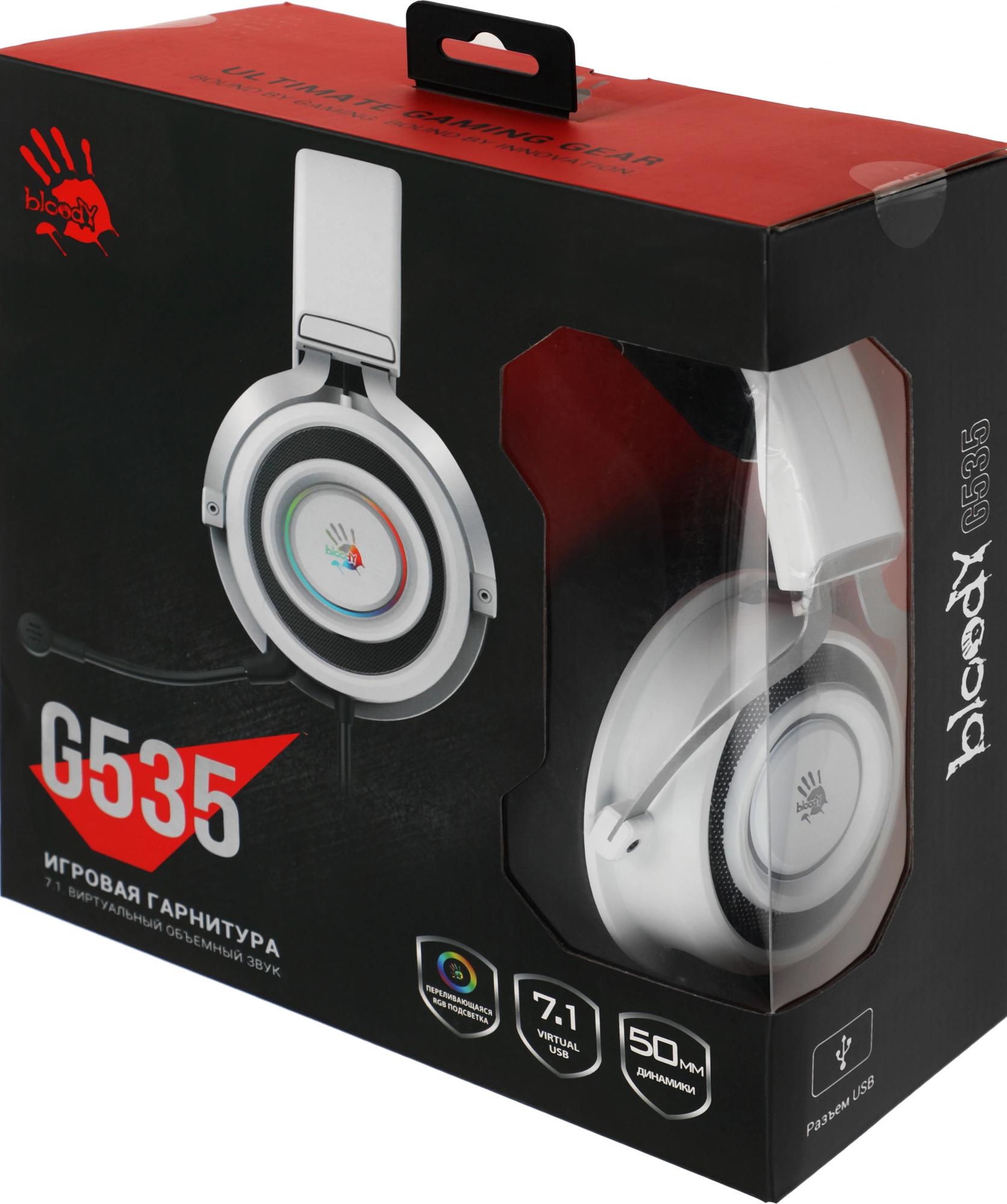 A4Tech G535 (BLACK+WHITE) USB