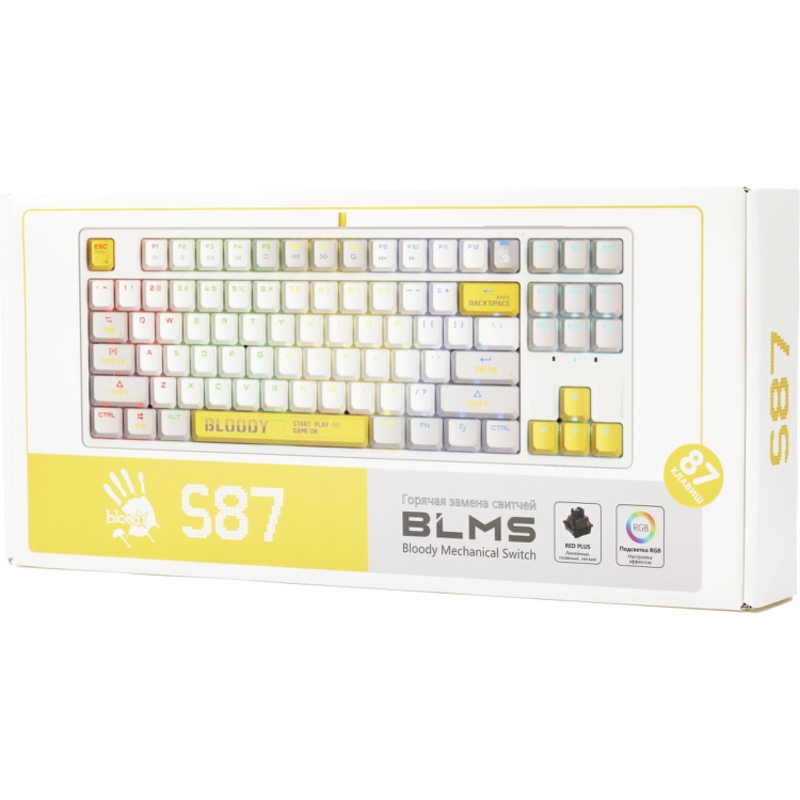 A4Tech S87 USB  ENERGY WHITE