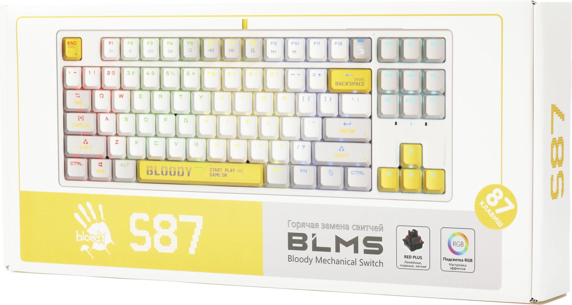 A4Tech S87 USB  ENERGY WHITE
