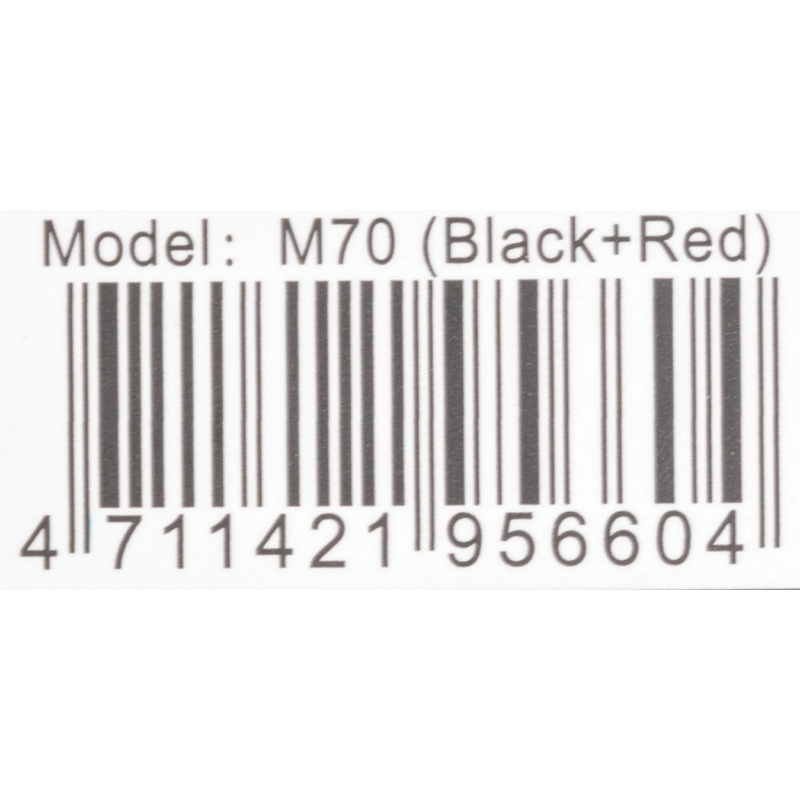 A4Tech M70 BLACK+ RED