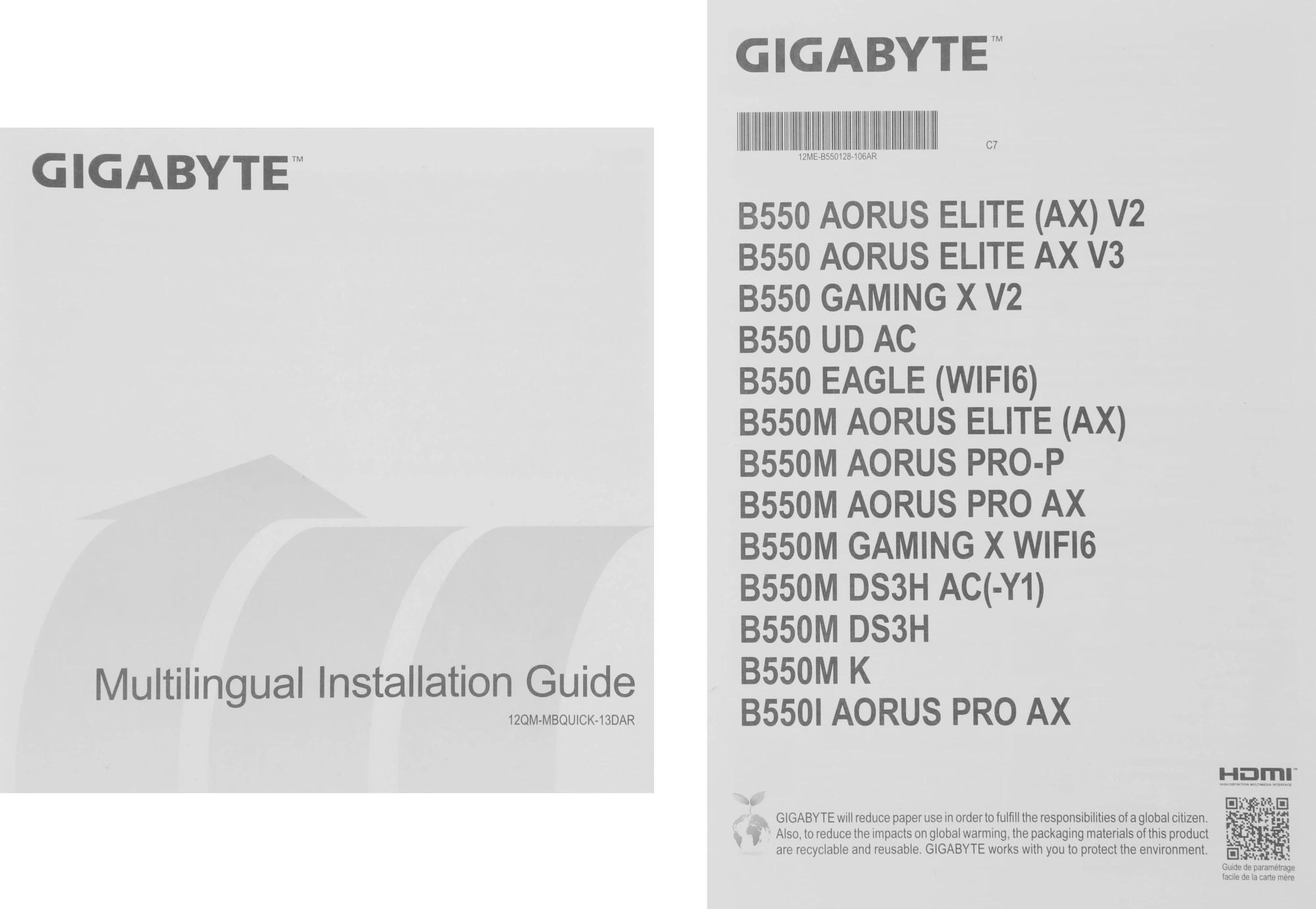 Gigabyte B550 EAGLE WIFI6