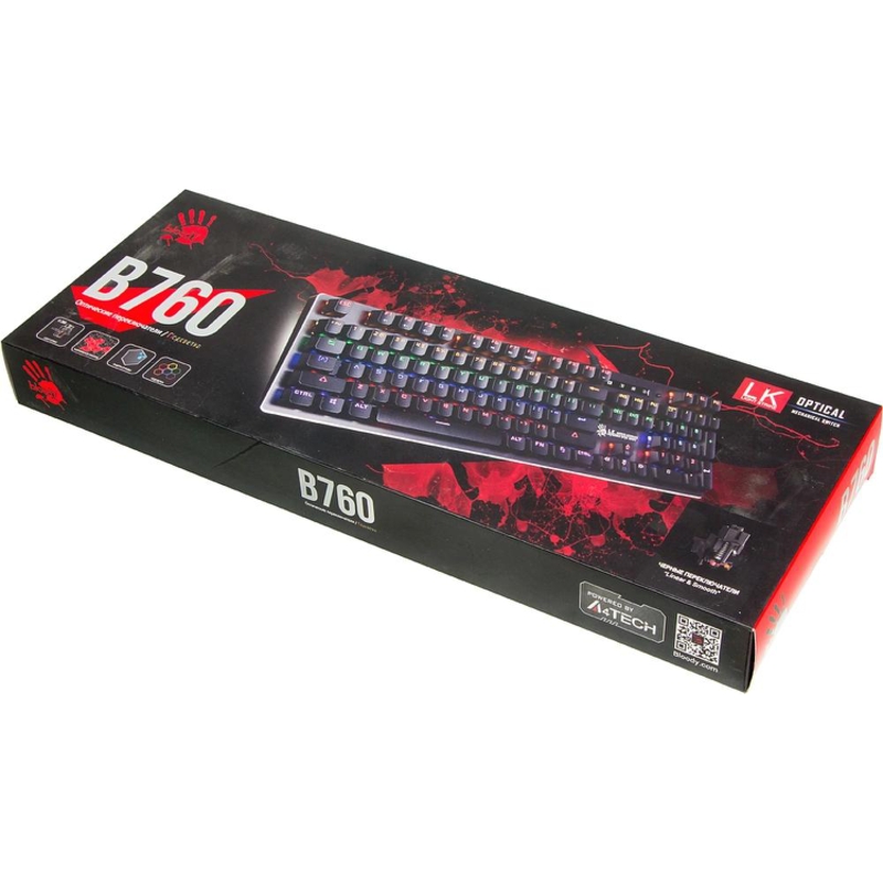 A4Tech B760 GREY (BLACK SWITCH)