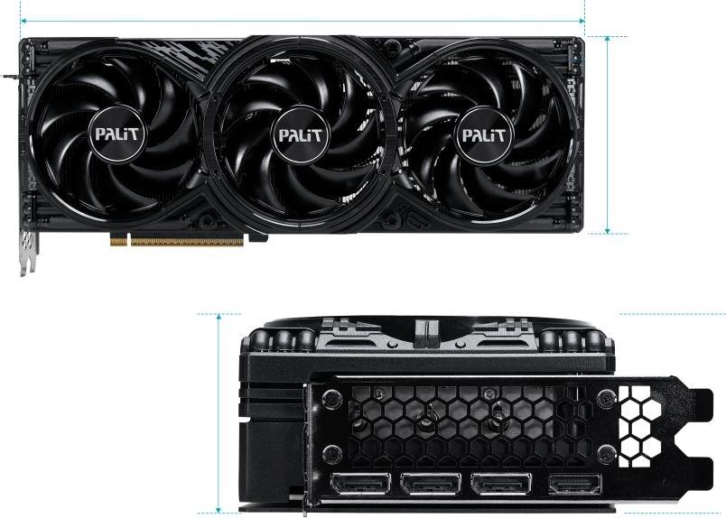 Видеокарта PALIT RTX5080 GAMINGPRO OC 16GB GDDR7 256bit 3-DP HDMI NE75080S19T2-GB2031A/mouse pad/sticker