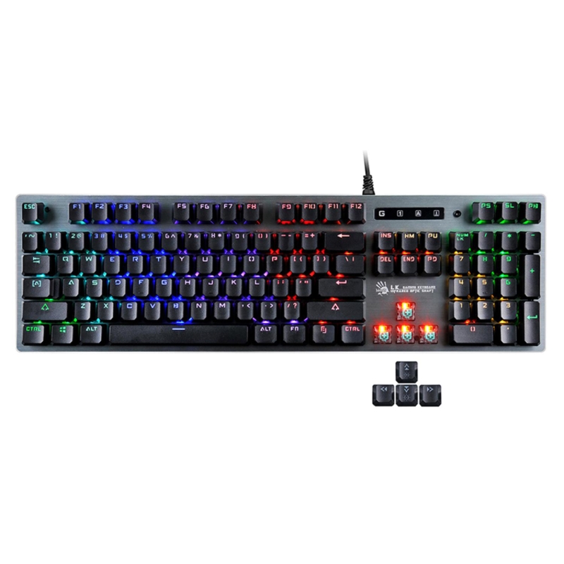 A4Tech B765 GREY/NEON (GREEN SWITCH)