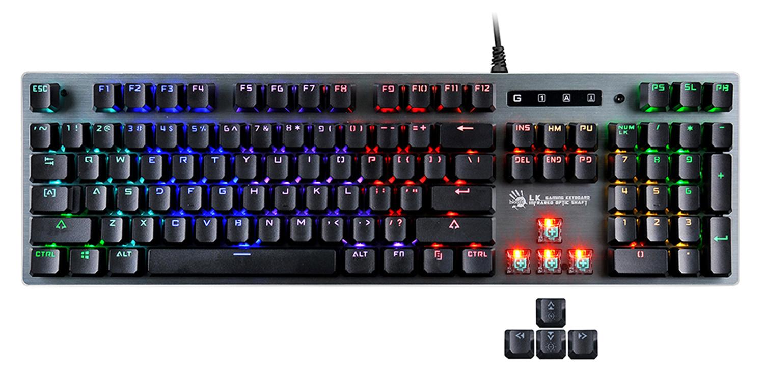 A4Tech B765 GREY/NEON (GREEN SWITCH)
