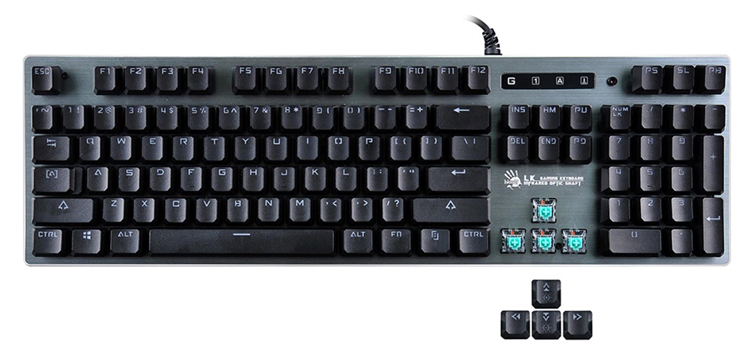 A4Tech B765 GREY/NEON (GREEN SWITCH)