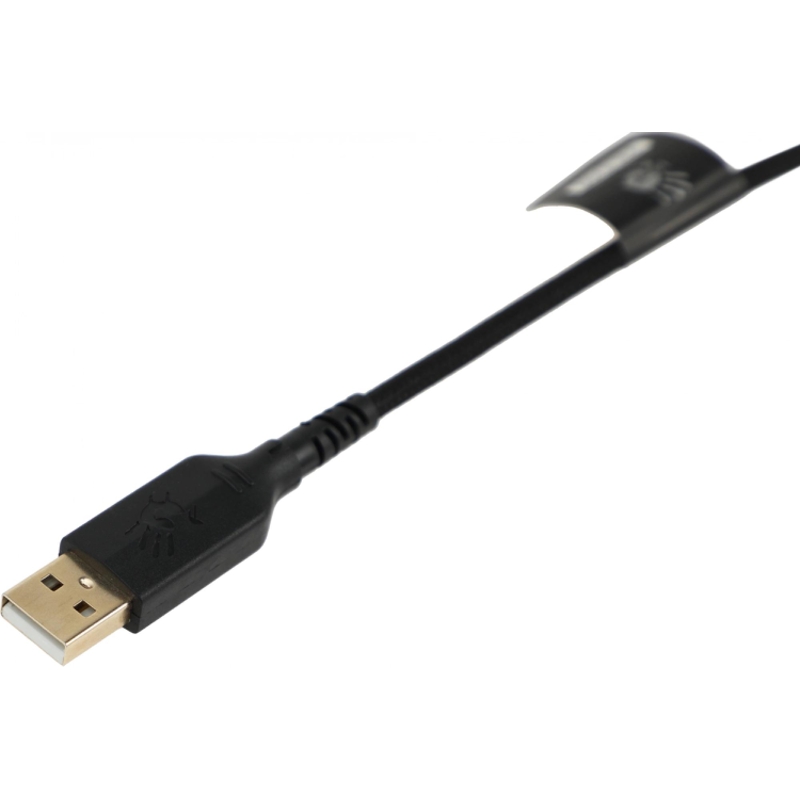Наушники с микрофоном A4Tech Bloody G570 черный/серый 2м мониторные USB оголовье (G570 (BLACK+GREY) USB)