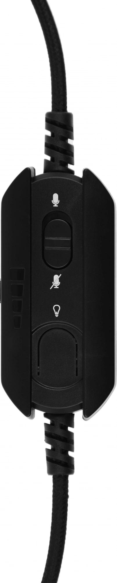 Наушники с микрофоном A4Tech Bloody G570 черный/серый 2м мониторные USB оголовье (G570 (BLACK+GREY) USB)